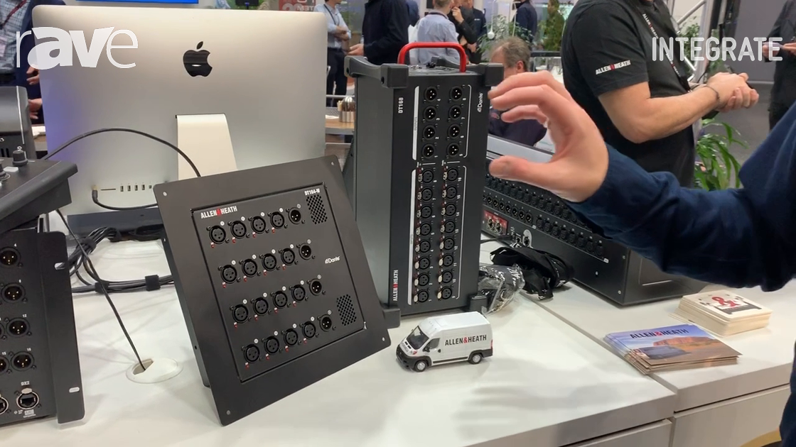 Integrate 2019: Technical Audio Group Shows Allen & Heath DT164 and DT168 Dante Boxes