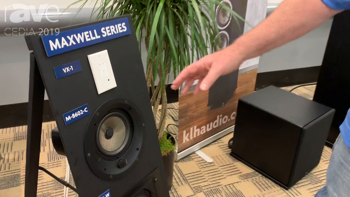 CEDIA 2019: KLH Audio Unveils Maxwell Series 8602 In-Ceiling Speaker With Concentric Driver