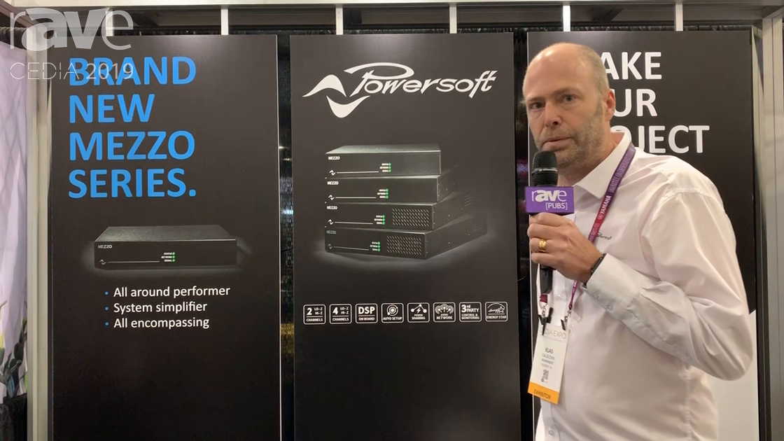 CEDIA 2019: Powersoft Intros Its Mezzo Amplifiers 1/2 RU With/Without Dante for HomeAV Market