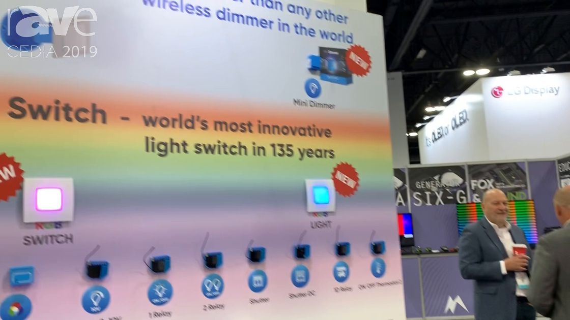 CEDIA 2019: QUBINO Talks Lighting Control, Including New Mini Dimmer