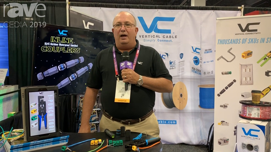 CEDIA 2019: Vertical Cable Shows Off Its Outdoor Waterproof Shielded Inline Couplers