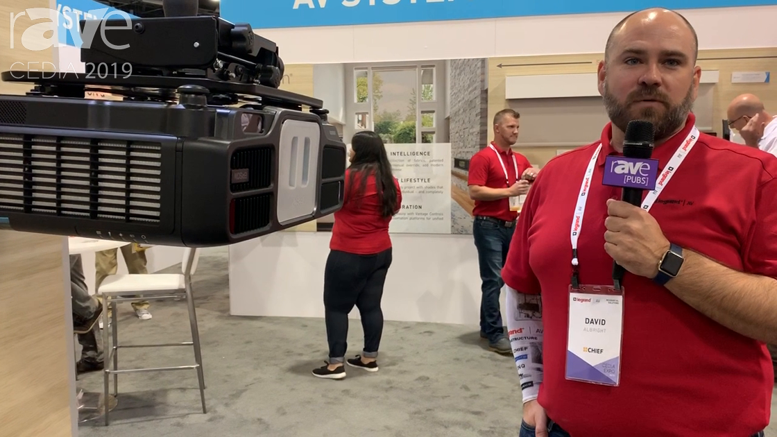 CEDIA 2019: Chief Demos VCTUB-XL Projector Mount