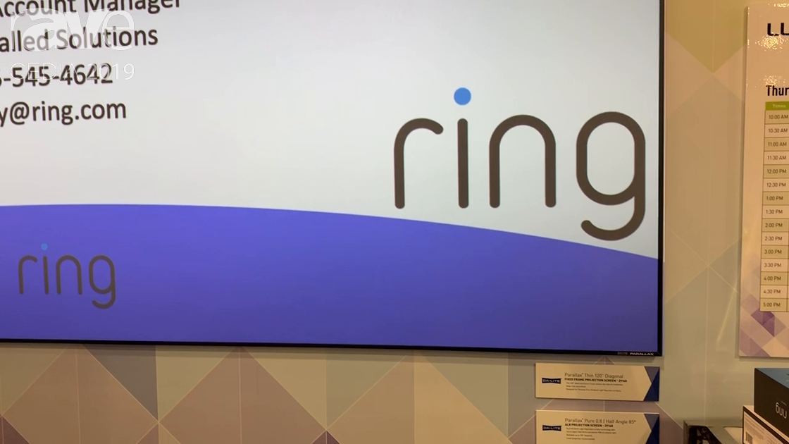 CEDIA 2019: Da-Lite Talks About Parallax Thin 120″ Diagonal Frame with Parallax Pure 0.8 Screen