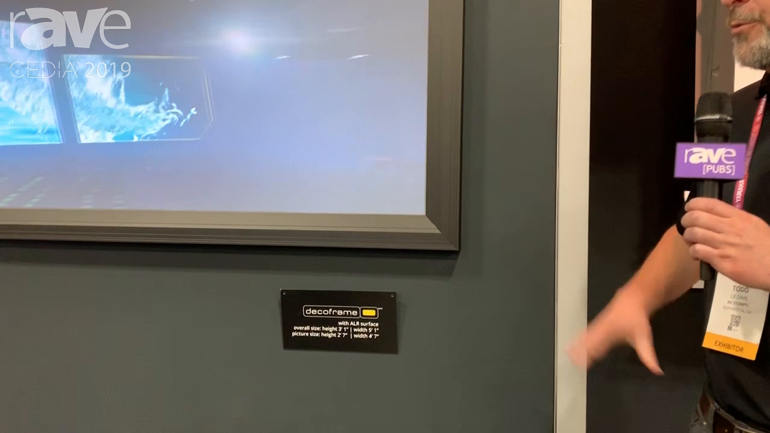 CEDIA 2019: AV Stumpfl Shows Off Its Decoframe Fixed Projection Screen