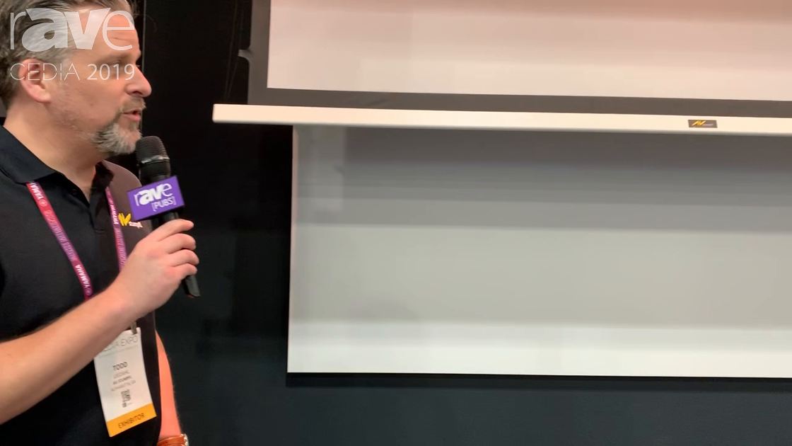 CEDIA 2019: AV Stumpfl Demos Its Inline Tensioned Electric Roll-Down Projection Screen