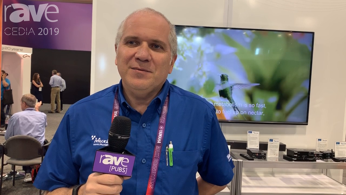 CEDIA 2019: MuxLab Presents DomoStream AV-Over-IP Transmitter/Receiver for Residential Applications