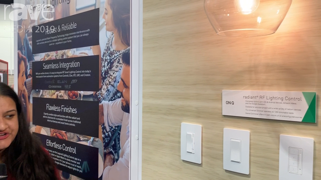 CEDIA 2019: On-Q Talks About RF Lighting Control Products