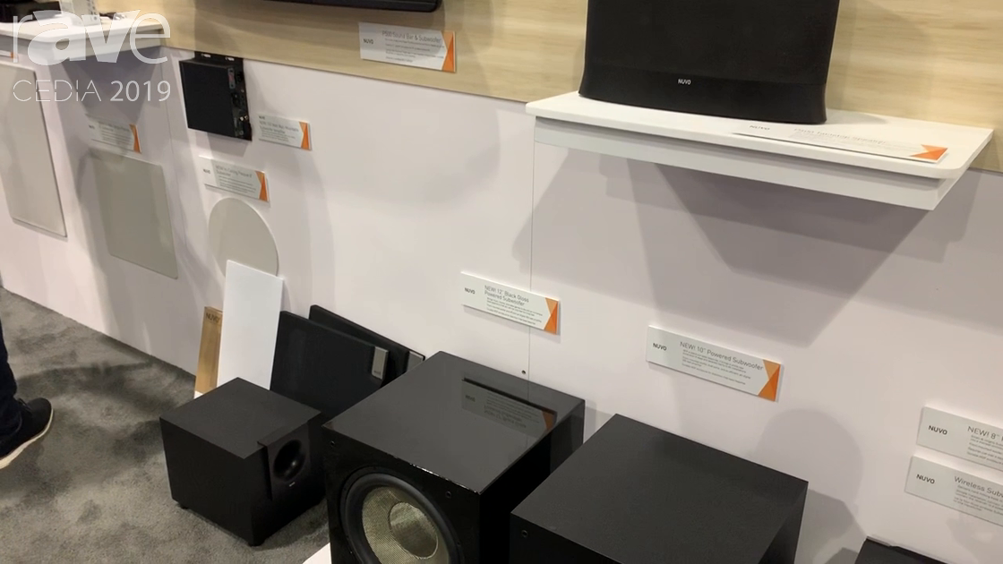 CEDIA 2019 Nuvo Highlights Line of Powered Subwoofers and Wireless