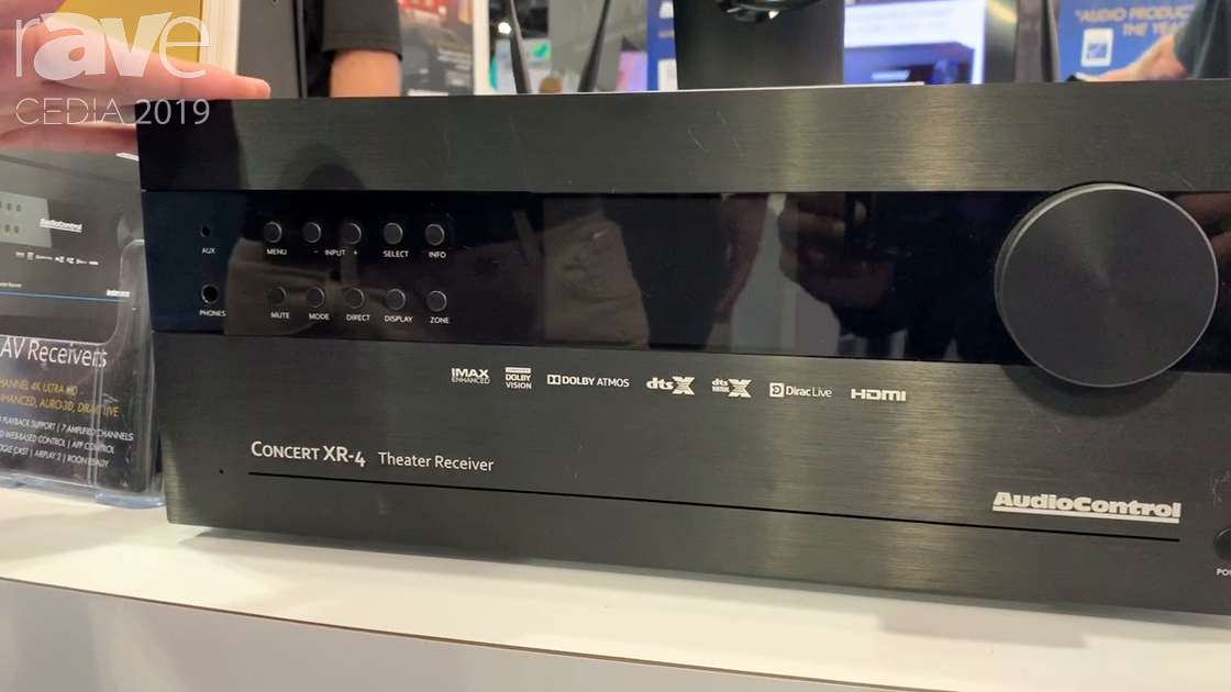 CEDIA 2019: AudioControl Intros the Concert XR-4 and XR-6 Home Theater Receivers