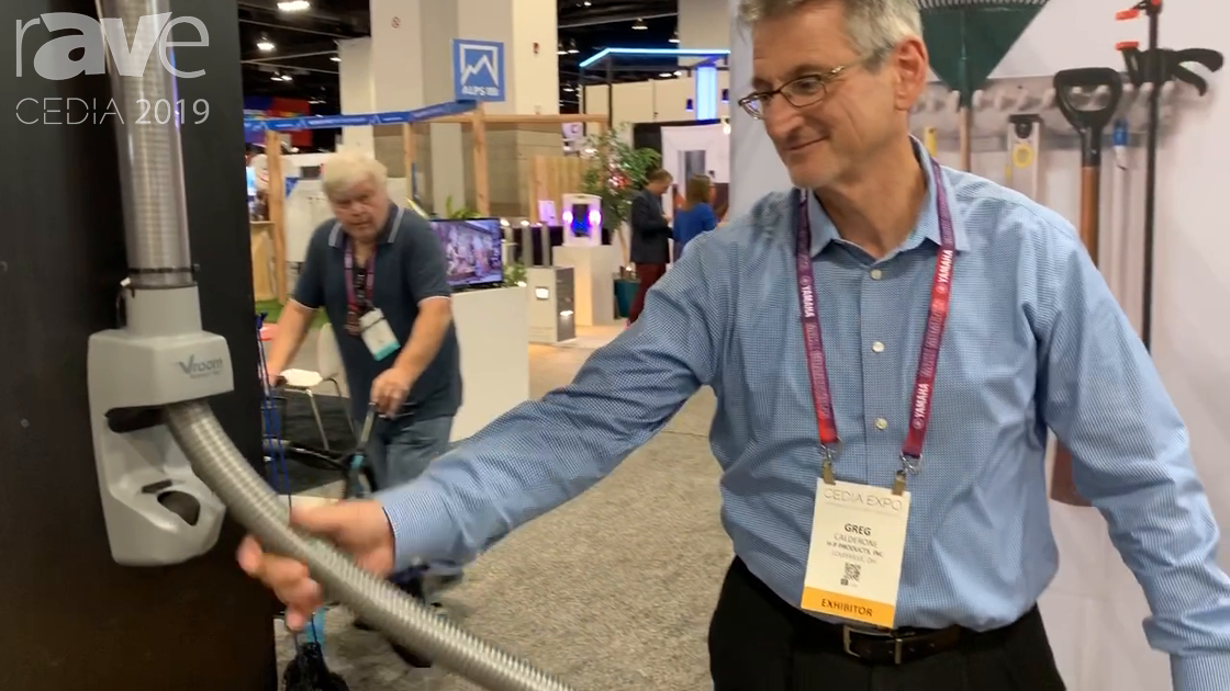 CEDIA 2019: H-P Products Features Vroom Retract Vac System