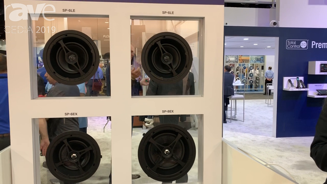 CEDIA 2019: Universal Remote Control Demos New SP Series, Easy-Install In-Ceiling Speakers