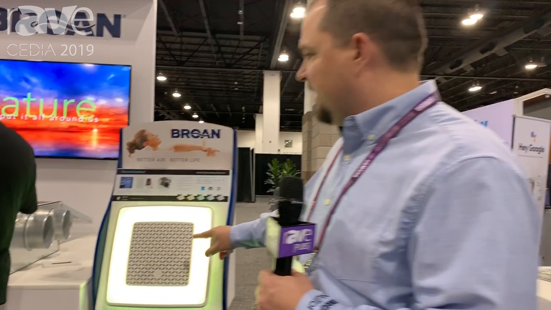 CEDIA 2019: Broan Features ChromaComfort Bath Fan With LED Light Ring