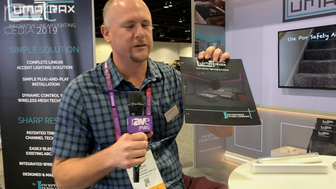 CEDIA 2019: Inception Innovations Shows Off Its LumaTrax Lighting System, Eliminating Drywall Work