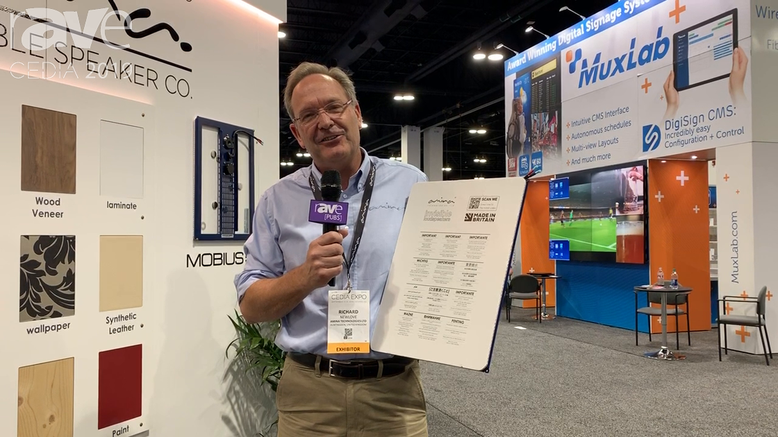 CEDIA 2019: Amina Technologies Talks About How Its Speaker Technology Is Like a Musical Instrument
