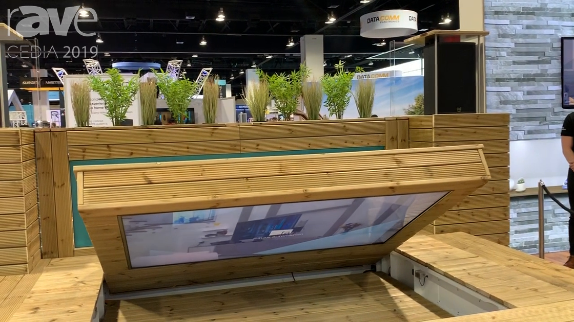 CEDIA 2019: Future Automation Highlights Outdoor Deck TV Enclosure Using Servo Motor Technology
