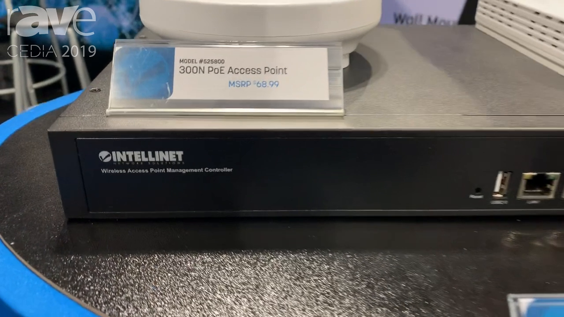 CEDIA 2019: Intellinet Network Solutions Explains 300N PoE Access Point
