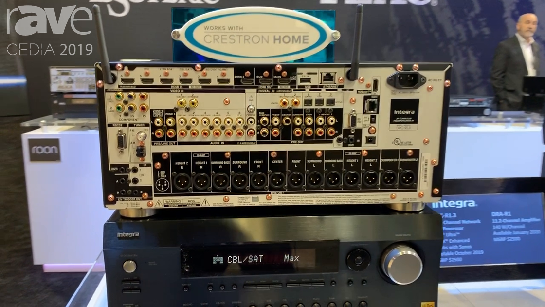 CEDIA 2019: Integra Features DRC-R1.3 11-Channel Network AV Processor