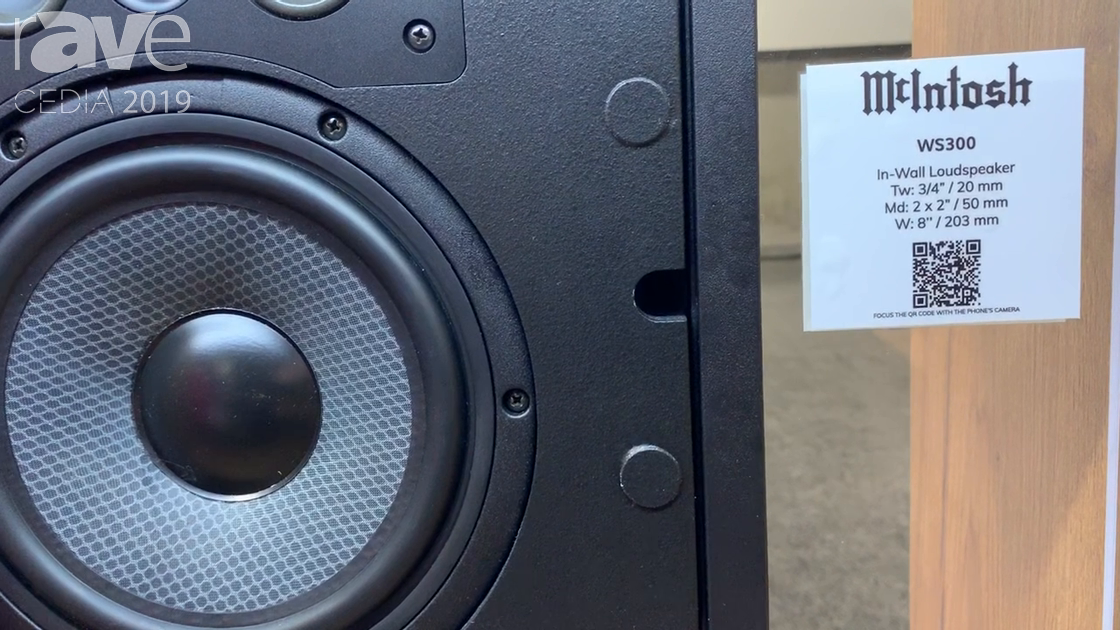 CEDIA 2019: McIntosh Unveils Its WS300 In-Wall Loudspeaker