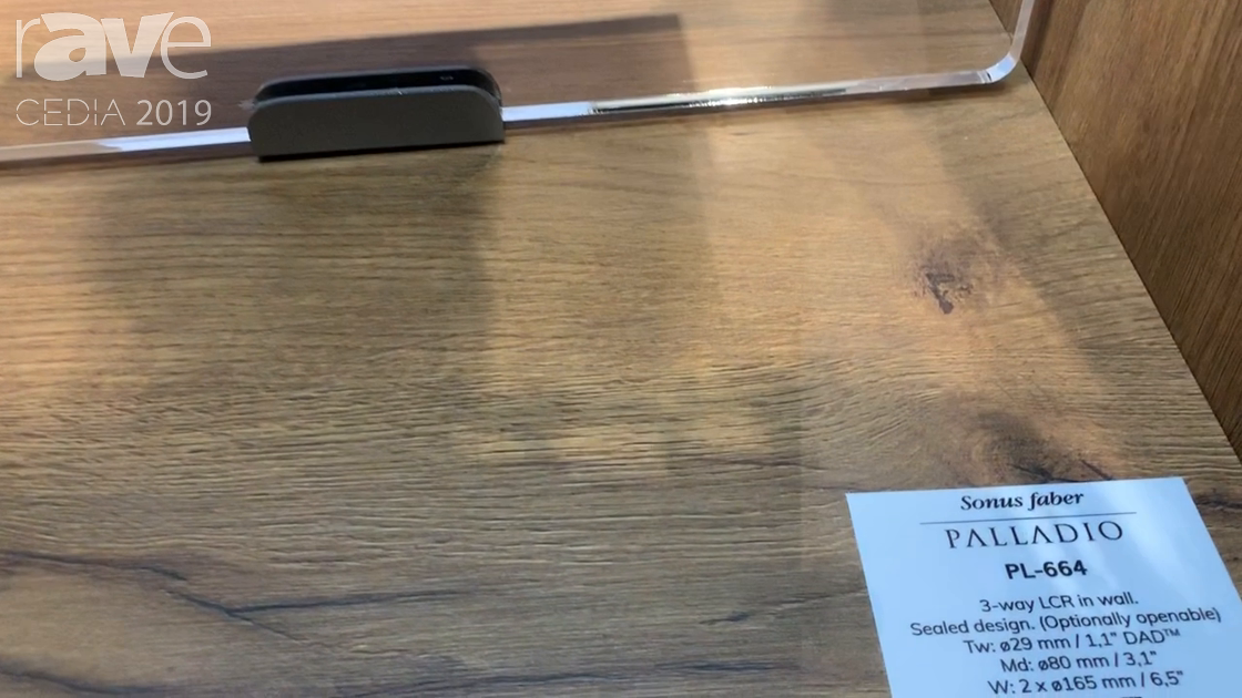 CEDIA 2019: Sonus Faber Intros Palladio PL-664 Architectural Speaker