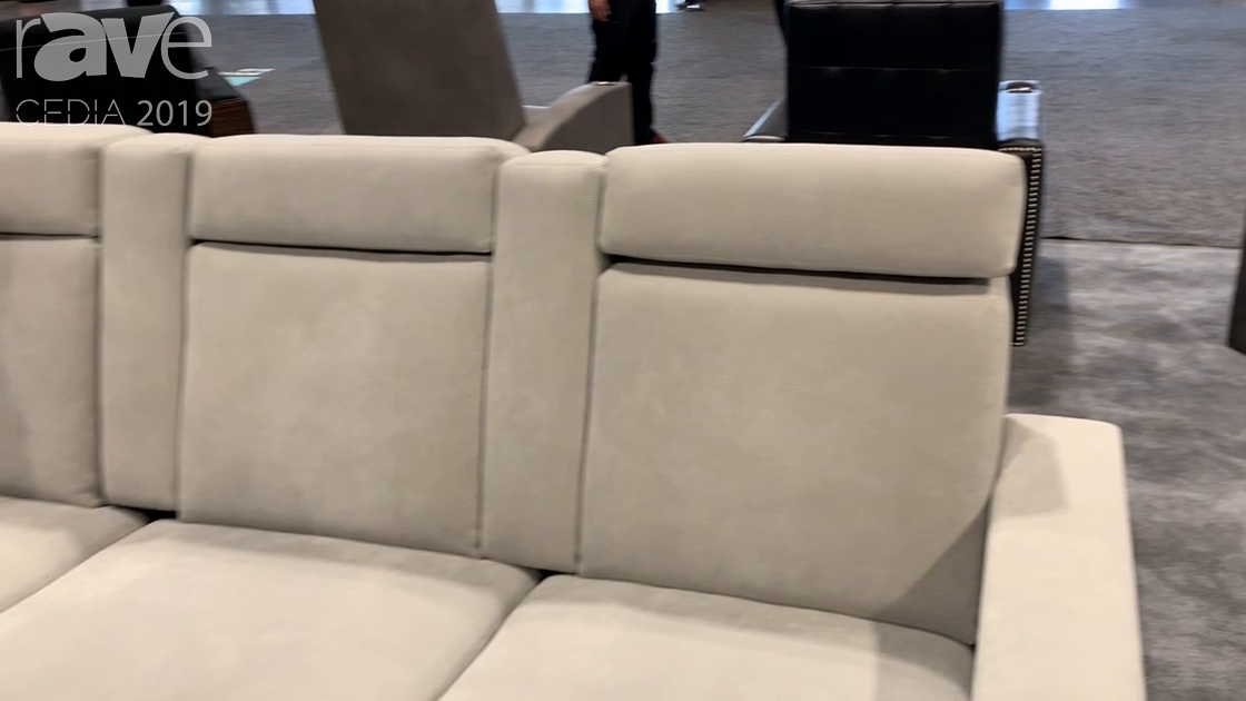 CEDIA 2019: Fortress Seating Shows West End Model Seating With Pocket Arm and Adjustable Headrest