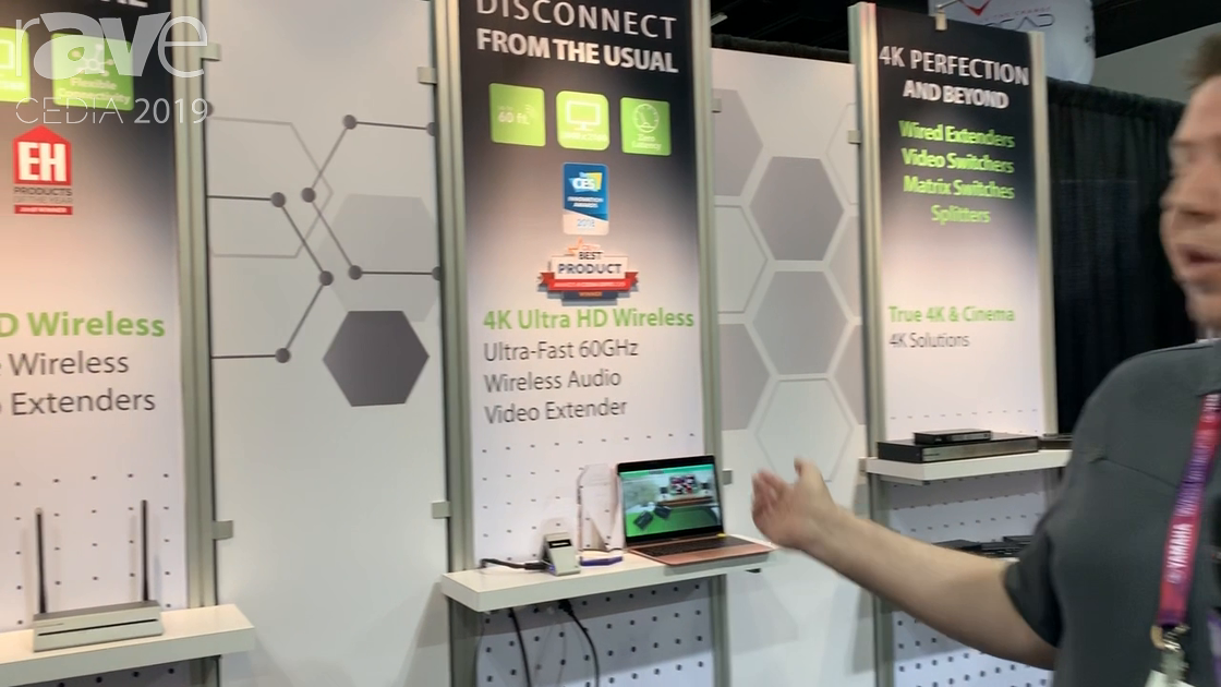CEDIA 2019: IOGEAR Presents 4K 60GHz Ultra HD Wireless and Video Extender