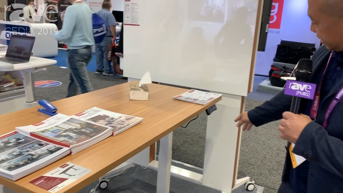 CEDIA 2019: Loctek Features ET224(IB)-P01 High-Speed, Adjustable Electric Sit-Stand Desk