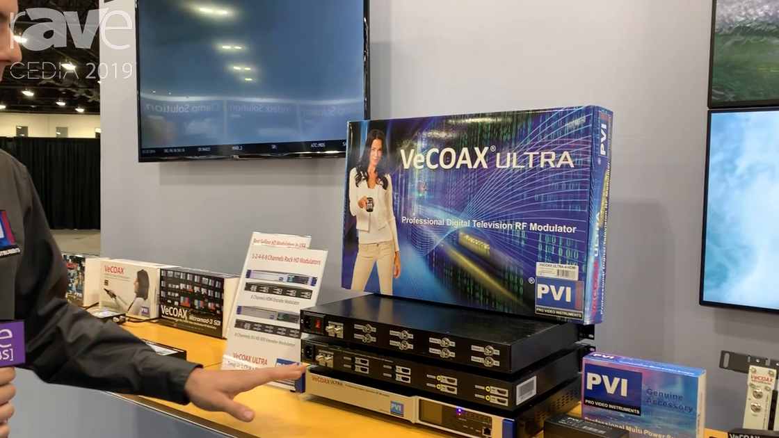CEDIA 2019: ProVideoInstruments Exhibits VeCOAX ULTRA Professional Digital Television RF Modulator