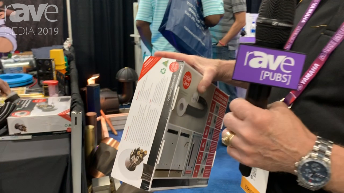CEDIA 2019: Rack-A-Tiers Intros Cable Clear for Putting Wires Between TV and Equipment Below
