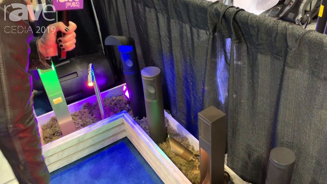 CEDIA 2019: Landscape Vibrations Shows Off 3″ Square Diameter Path Light with RGBW in Bronze Finish