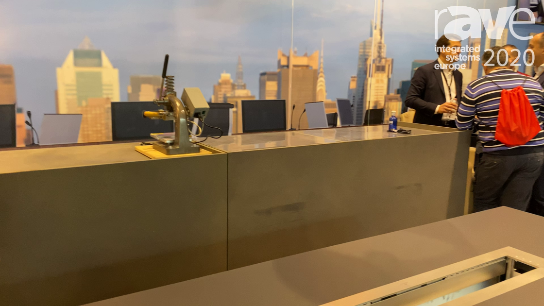 ISE 2020: Arthur Holm Intros Dynamic 4 Diamond-Shaped Monitors for Huddle Rooms
