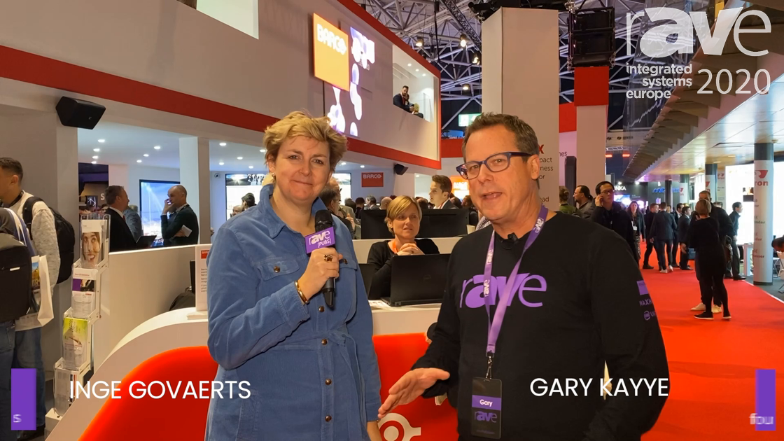 ISE 2020: Gary Kayye Gets the Ultimate Barco Booth Tour from Inge Govaerts