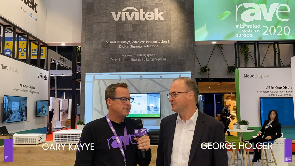 ISE 2020: Gary Kayye Interviews Holger Graeff of Vivitek About Displays and NovoConnect