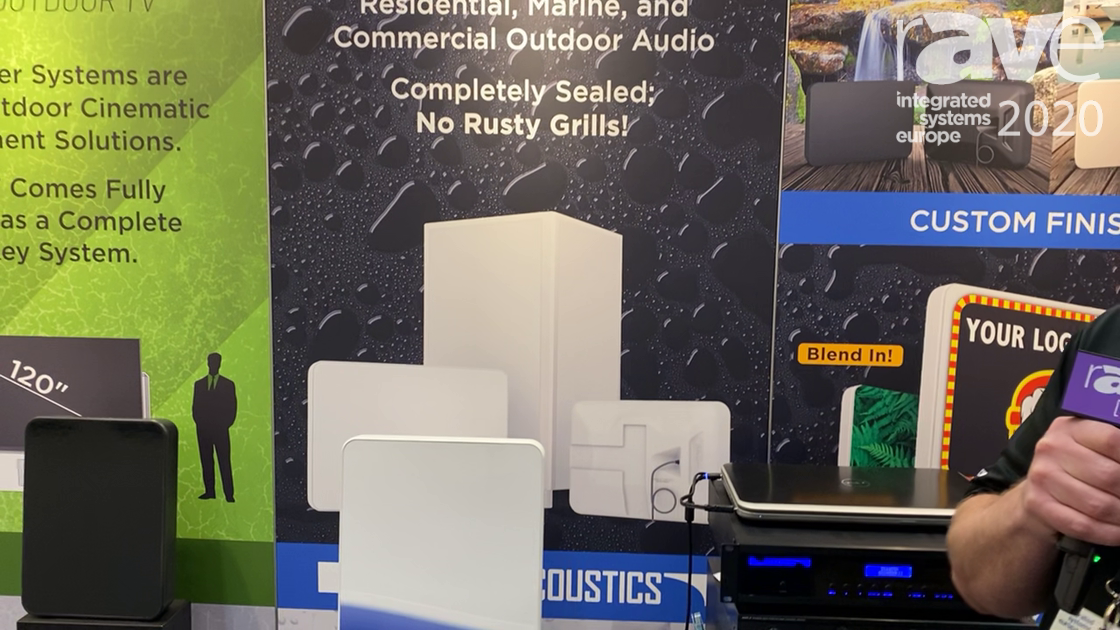 ISE 2020: Stealth Acoustics Demos StingRay, Custom IP68-Rated Surface Mount Outdoor Loudspeaker