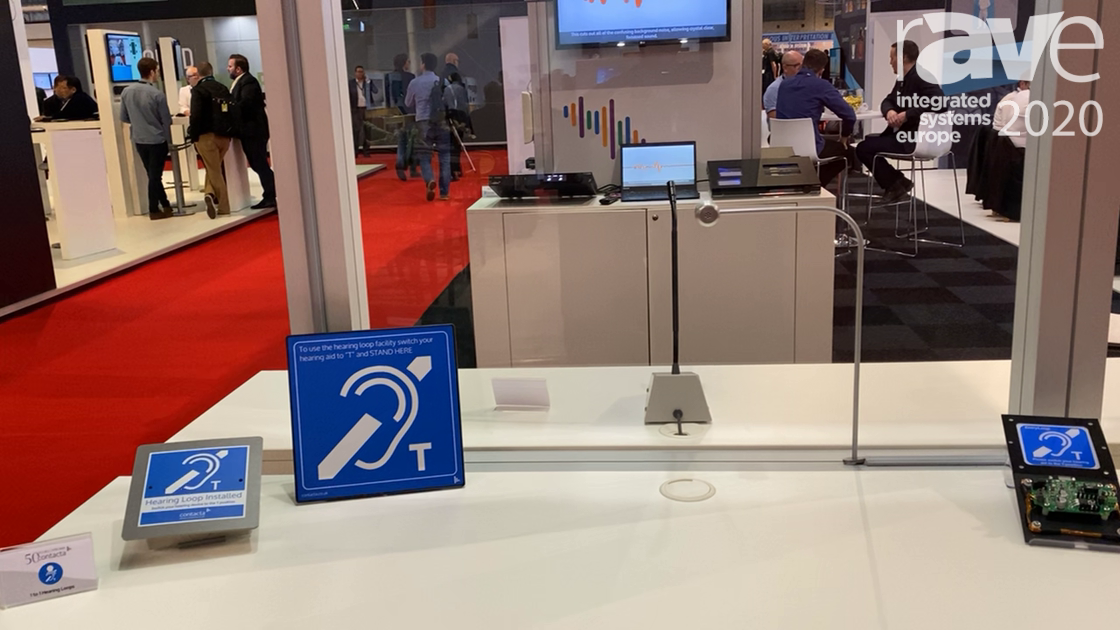 ISE 2020: Contacta Shows Speech Transfer System, Equipped with Hearing Loop for Spaces with Barriers