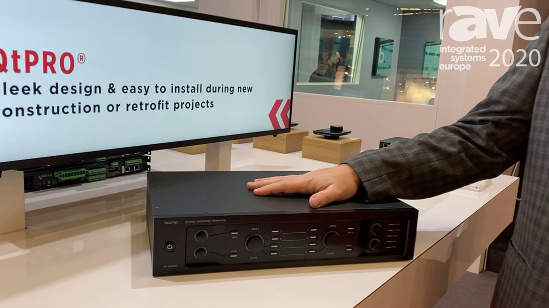 ISE 2020: Biamp Showcases PREZONE2 Professional Preamplifier