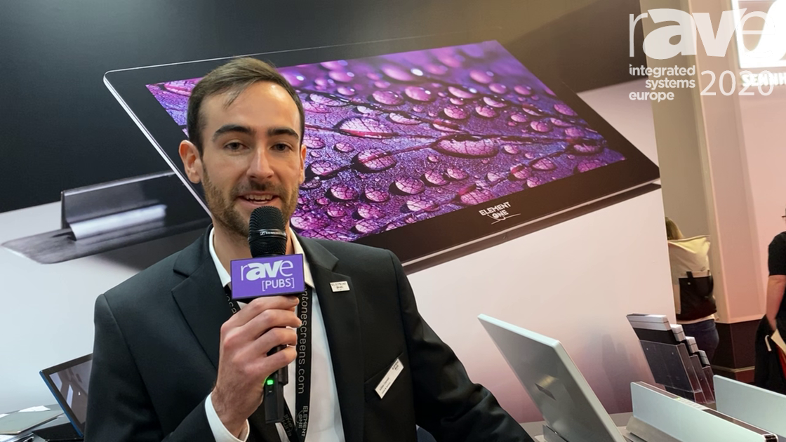 ISE 2020: Element One Overviews Manually Foldable Retractable Monitor for Learning and Board Rooms
