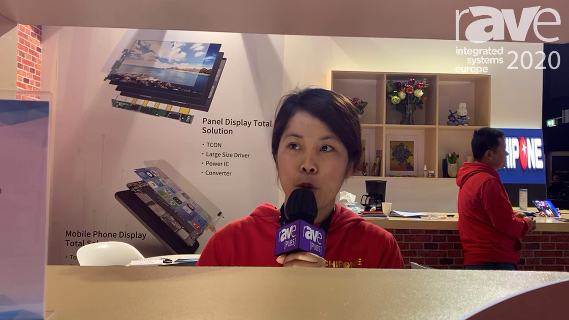 ISE 2020: Chipone Technology Exhibits Its ICND2069 Micro-LED Screen Driver