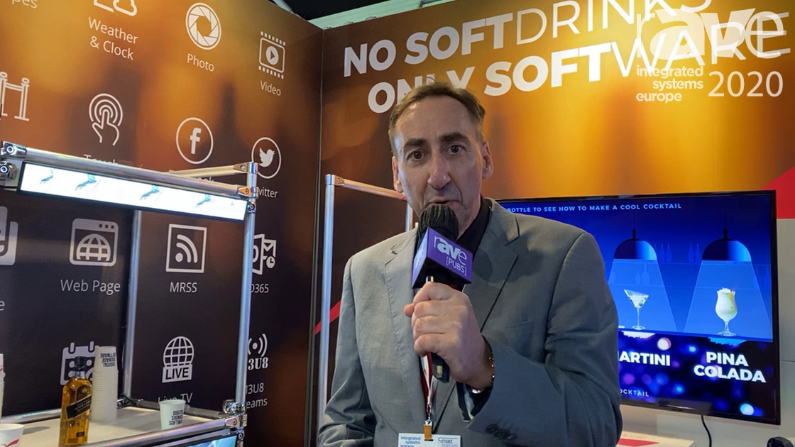 ISE 2020: NoviSign Demos IOT Retail Screens with RFID sensors in German