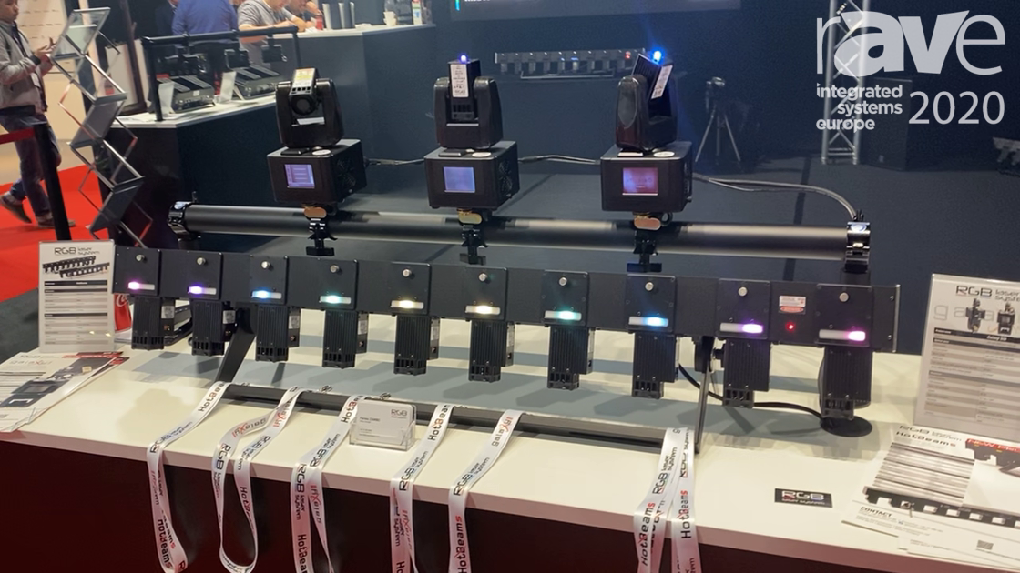 ISE 2020: RGB Laser System Shows Off HotBeams Controllable From DMX Table