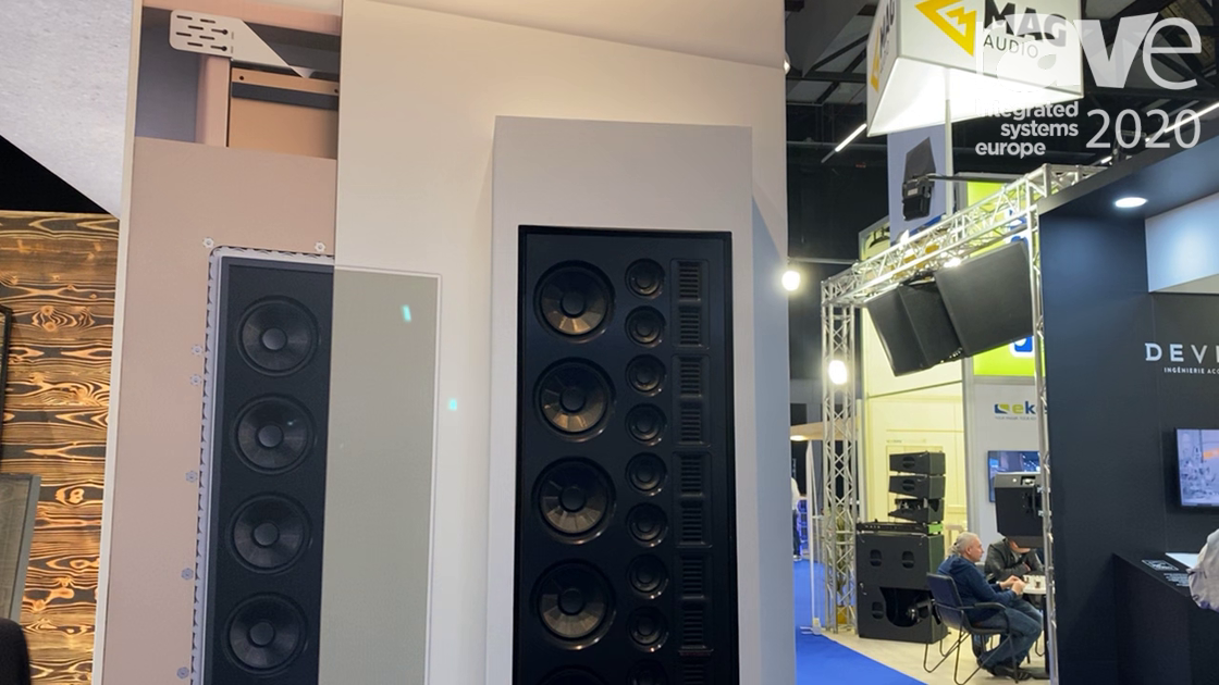 ISE 2020: MartinLogan Features the Statement 40XW Flagship In-Wall Line Source Loudspeaker