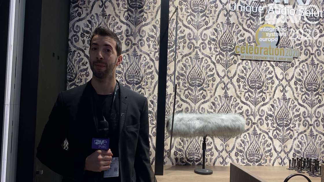 ISE 2020: K-Array Introduces Capture-KMC50 Line Array Microphone