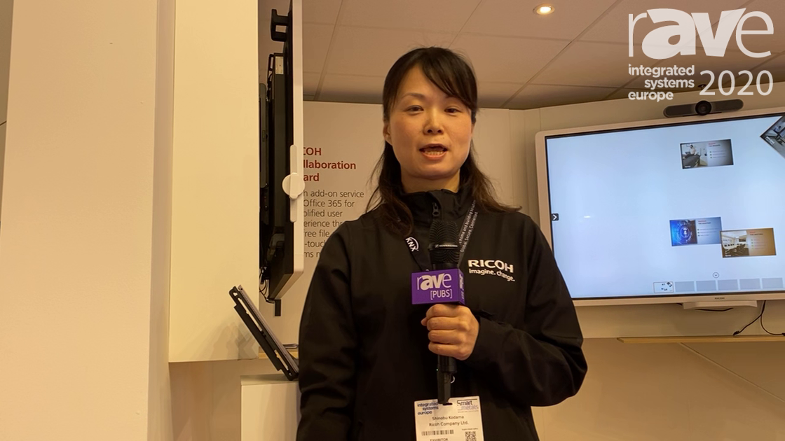 ISE 2020 RICOH Demos Interactive Whiteboard Addon Service for Office