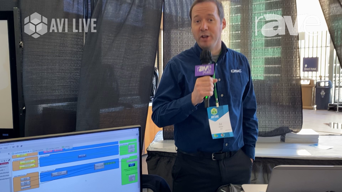 AVI LIVE: QSC Demos Q-SYS NV-32-H 4K60 Network Video Endpoint