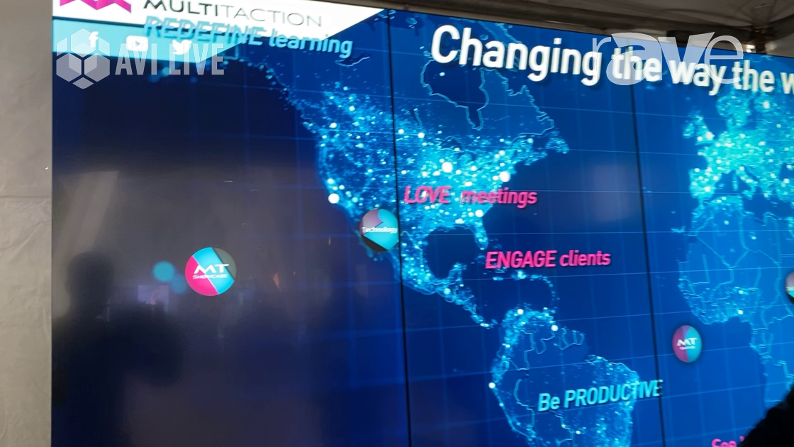 AVI LIVE: MultiTaction Shows Off Showcase and Its Ability to Create Presentations