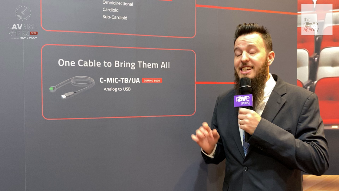 LAVNCH WEEK: Kramer Features the New C-MIC-TB/UA, Which Takes Analog Mic Signals Into USB