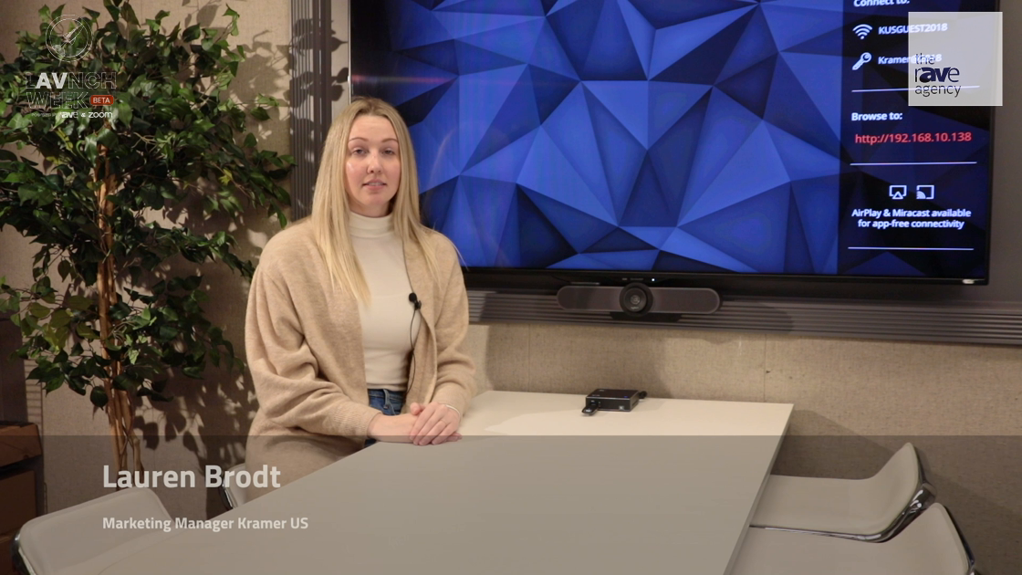 LAVNCH WEEK: Kramer Shows the Clientless Connectivity Feature of Its VIA Wireless Collaboration