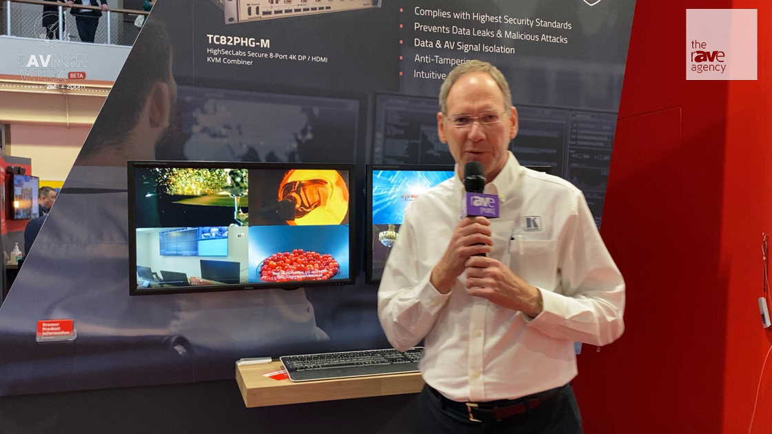 LAVNCH WEEK: Kramer’s TC82PHG-M Is a High Security 8–Port 4K30 KVM Combiner for Government/Military