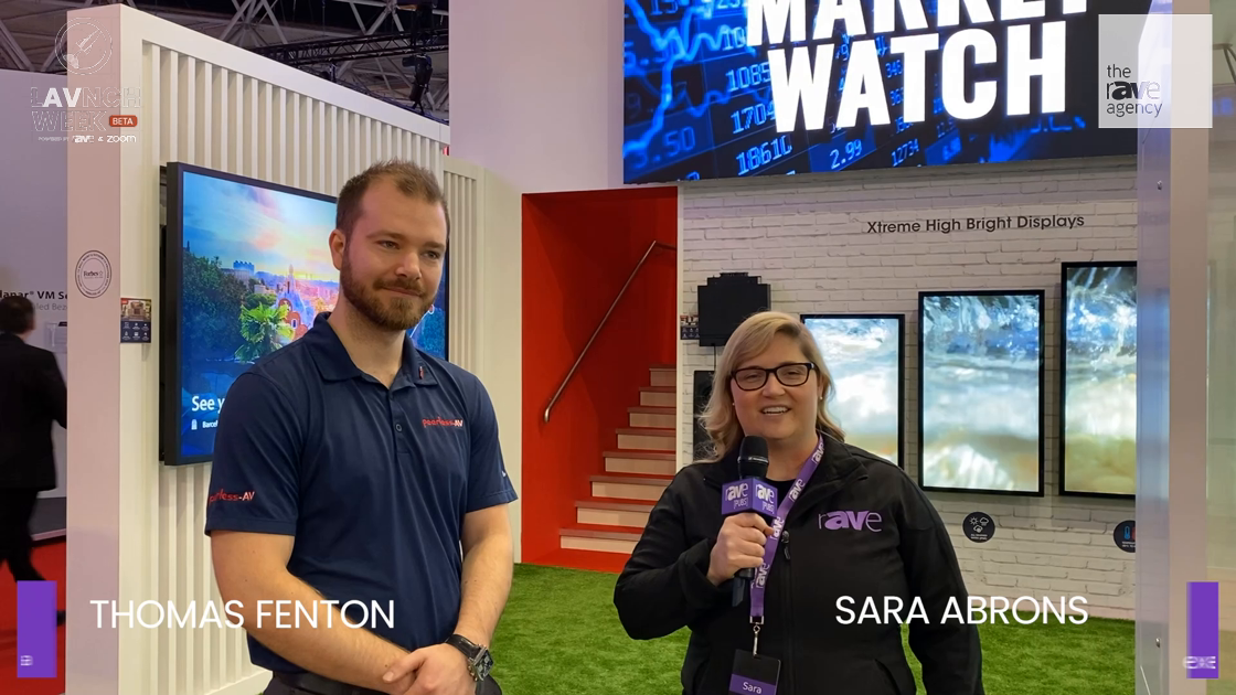 LAVNCH WEEK: Sara Abrons Interviews Thomas Fenton of Peerless-AV About dVLED, Outdoor Displays
