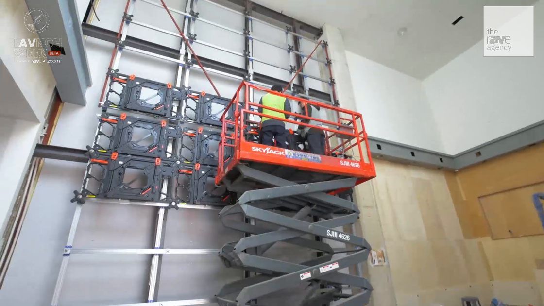 LAVNCH WEEK: Barco Demos the Modular Nature of the Unisee Video Wall System