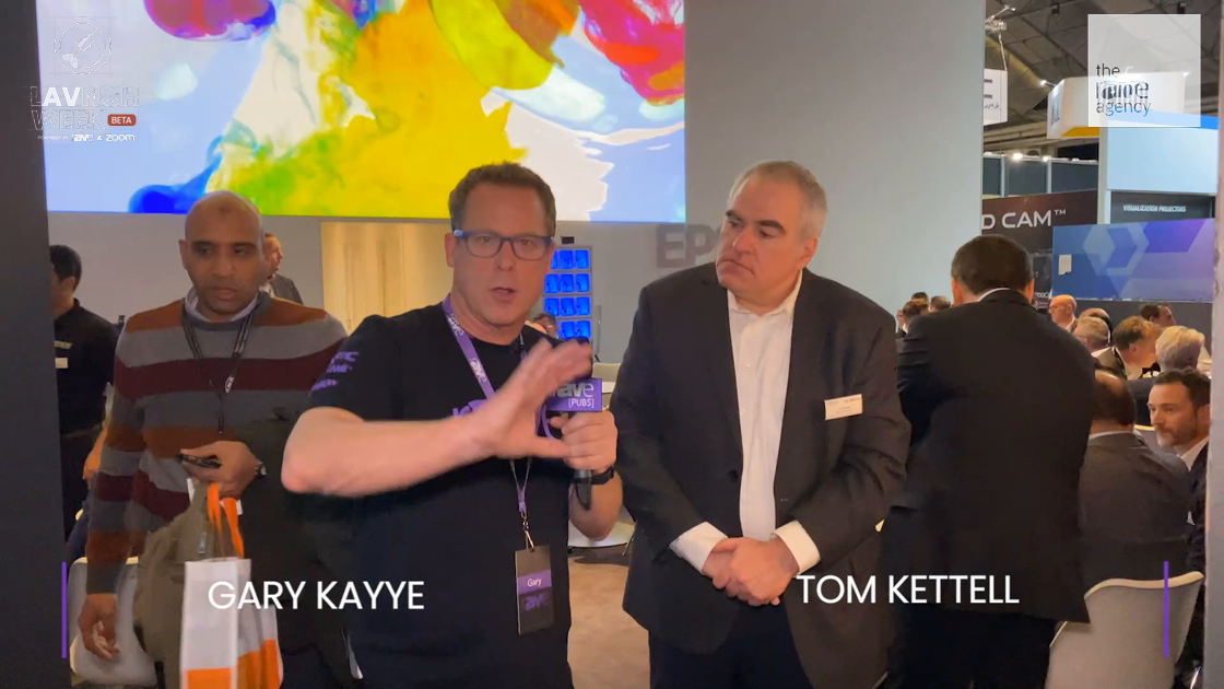 LAVNCH WEEK: Epson Director of Sales, Tom Kettell, Gives rAVe an ISE Booth Tour